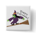 Halloween Witch button