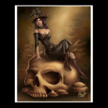 Halloween Witch Canvas Print