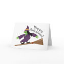 Halloween Witch card