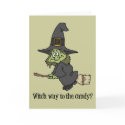 Halloween Witch card