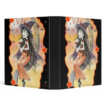 Halloween Witch Cat Binder by Molly Harrison by robmolily Halloween Witch Cat Binder by Molly Harrison
