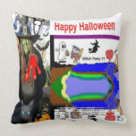 Halloween Witch Collector's American MoJo Pillows pillows
