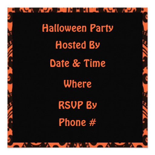 Halloween Witch College Grads Custom Invites