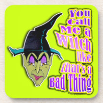 HALLOWEEN WITCH CORK COASTERS cork coasters