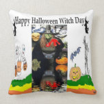 Halloween Witch Decorative Throw Pillows pillows