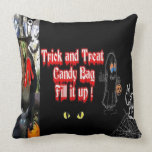 Halloween Witch Double Sided Throw Pillow 20" x 20 pillows