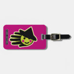 Halloween Witch Face Luggage Tags