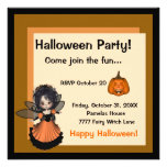 Halloween Witch Fairy Invitation