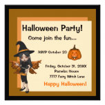 Halloween Witch Fairy Invitation