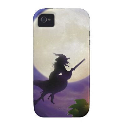 Halloween Witch Full Moon iPhone 4/4S Case