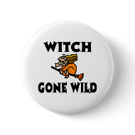 Halloween Witch Gone Wild button