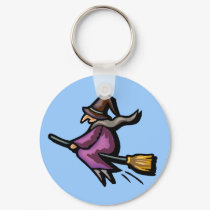 Halloween Witch Keychain