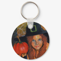 Halloween Witch Keychain