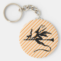 Halloween Witch Keychain