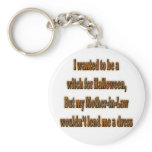 Halloween Witch Mother-In-Law Funny Key Chains