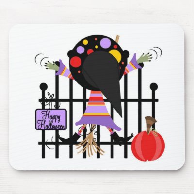 Halloween Witch mousepads
