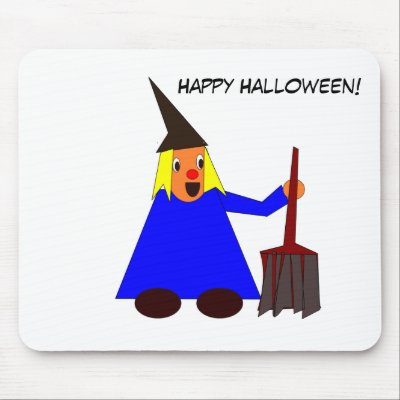 Halloween witch mousepads