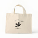 Halloween Witch on Broom bags