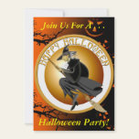 Halloween Witch Party Invitation