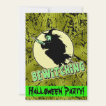 Halloween Witch Party Invitation