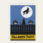 Halloween Witch Party Invitation