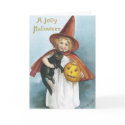 HALLOWEEN WITCH Party Invitation Card