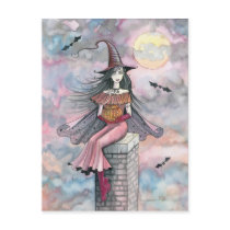 Halloween Witch Postcard by robmolily Halloween Witch Postcard