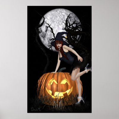 Halloween Witch posters