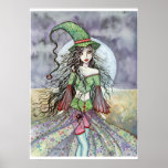 Halloween Witch Poster Print by Molly Harrison