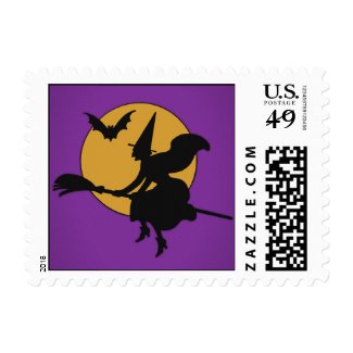 Halloween Witch Stamp