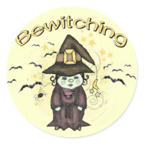 Halloween Witch Sticker