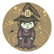 Halloween Witch Sticker by jamiecreates1 Halloween Witch Sticker