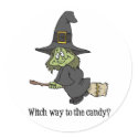 Halloween Witch stickers by holiday_tshirts Halloween Witch stickers
