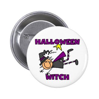 Halloween Witch T-shirts and Gifts 2 Inch Round Button
