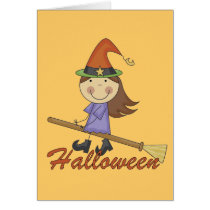 Halloween Witch T-shirts and Gifts cards