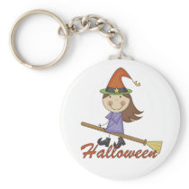 Halloween Witch T-shirts and Gifts keychains
