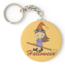 Halloween Witch T-shirts and Gifts keychains