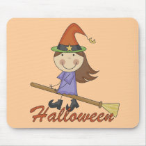 Halloween Witch T-shirts and Gifts mousepads