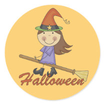 Halloween Witch T-shirts and Gifts stickers