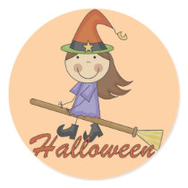Halloween Witch T-shirts and Gifts stickers