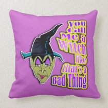 HALLOWEEN WITCH THROW PILLOW pillows