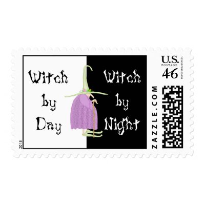 Halloween Witch Too Postage