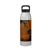 Halloween Witch Water Bottle