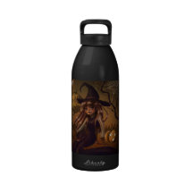Halloween Witch Water Bottle