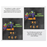 Halloween Witches Candybar Wrappers Personalized Letterhead