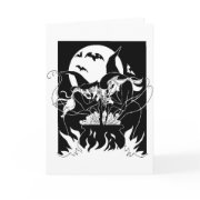Halloween Witches card