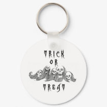 Halloween Witches Trick or Treat keychains by geo_barr Halloween Witches Trick or Treat keychains