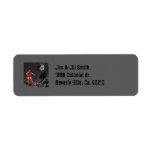 Halloween Witchy Devil Girl Custom Return Address Label