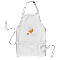 Halloween Witchy Woman 2 Apron by laohare Halloween Witchy Woman 2 Apron
