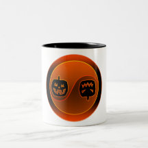 Halloween Yin Yang Mug